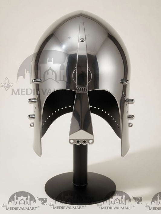 MEDIEVALMART Casque Armet "Simple" du guerrier Alexandre le Grand du 4ème siècle avant J.C.