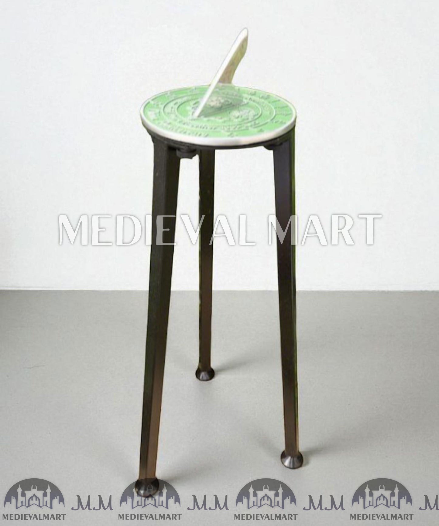 MEDIEVALMART 20th "Wonderful Years Together" Happy Anniversary Sundial Clock Best Gift For Anniversary Day