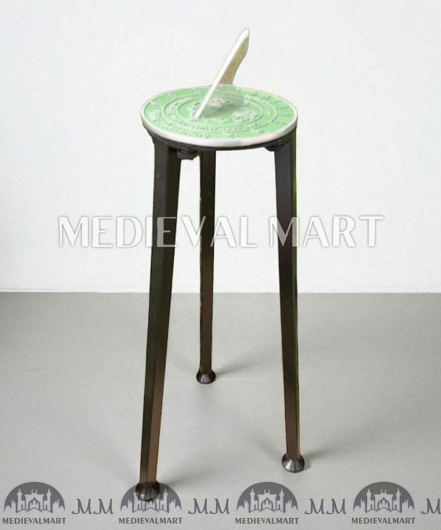 MEDIEVALMART 20th "Wonderful Years Together" Happy Anniversary Sundial Clock Best Gift For Anniversary Day