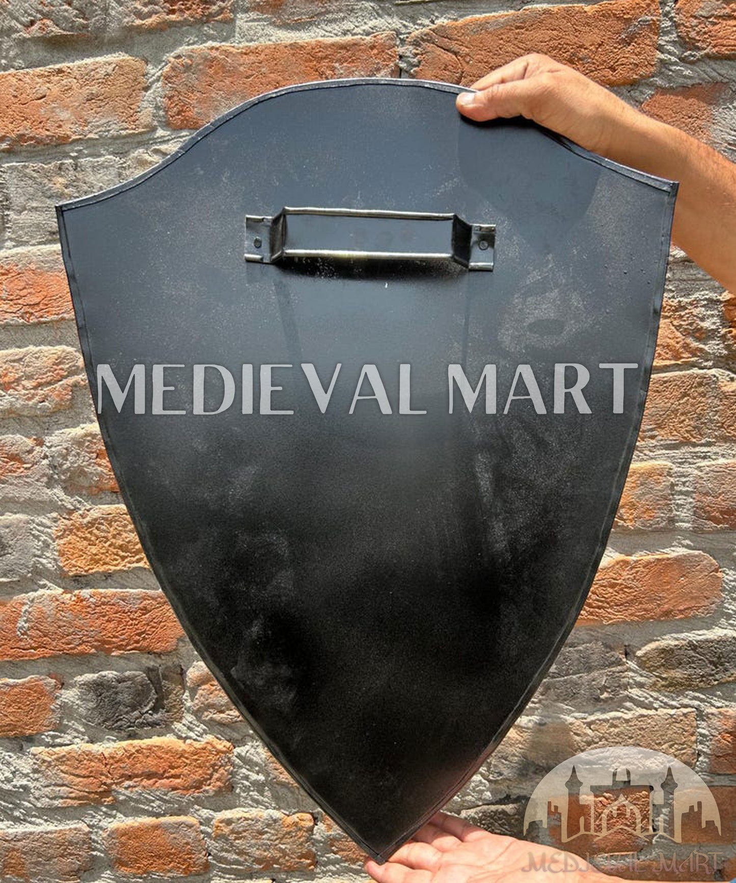 MEDIEVALMART First Avengers Steve Rogers Damaged Shield | Gift for Cosplayer
