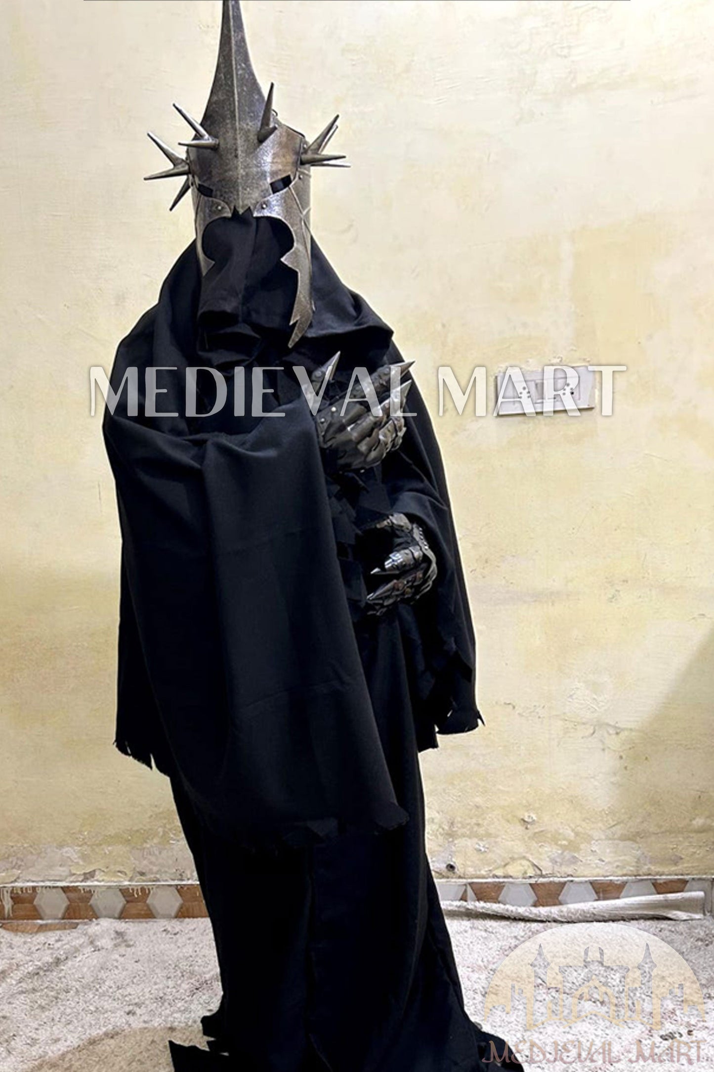 MEDIEVALMART LOTR Sauron's Inspired Nazgûl Complete Costume | Gift For Halloween Day