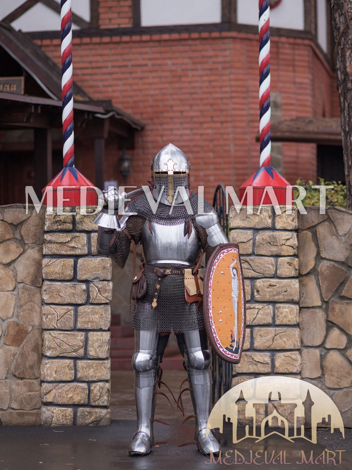 MEDIEVALMART The Great Alexander Medieval Full Body set of Armor Costume