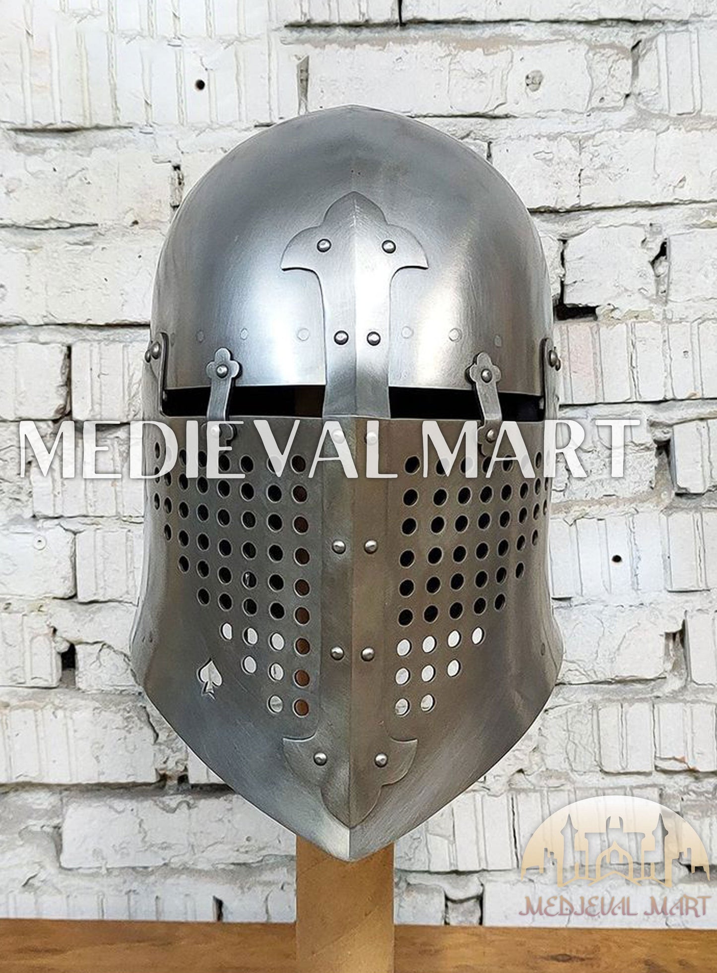 MEDIEVALMART 4th century The Great Alexander Sugarloaf Bascinet Helmet
