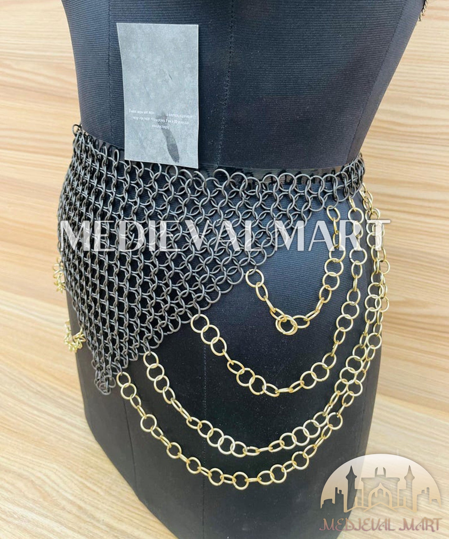 MEDIEVALMART Women’s SunForge) plate Armor W/h Skirt