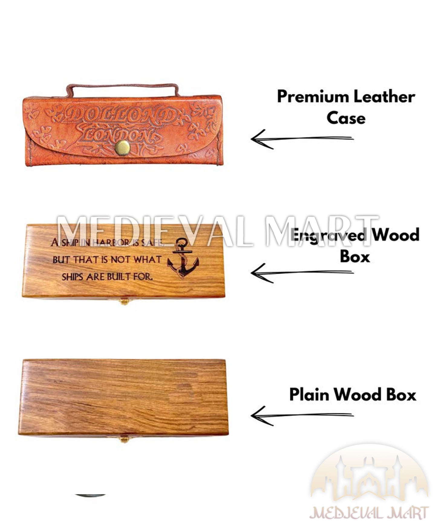 MEDIEVALMART Personalized Brass Spyglass Telescope Sailors & Maritime Collectors Nautical Decor