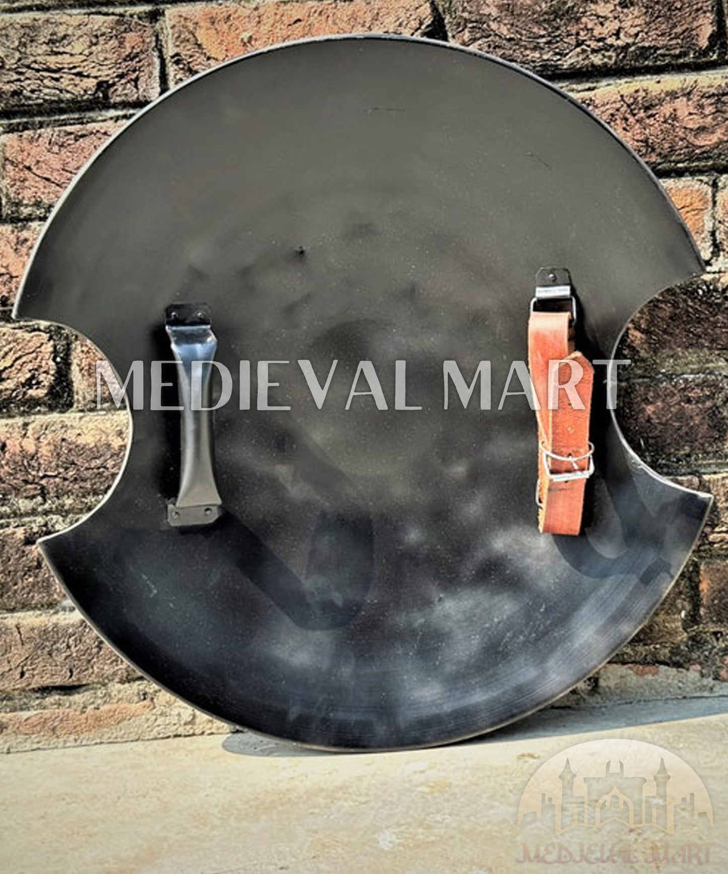 MEDIEVALMART Medieval Achilles Trojan Troy Greek Shield Silver Finish | Gift for Halloween Day