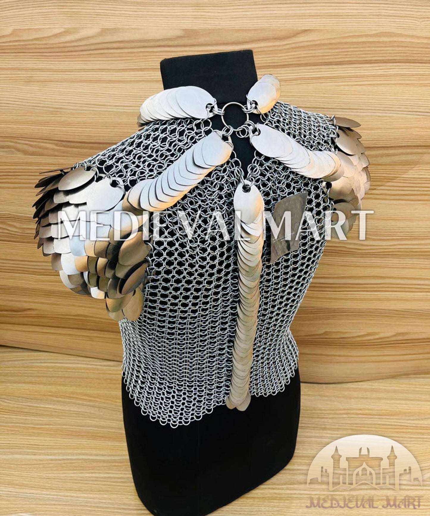 MEDIEVALMART Women’s (Darkstar) Chainmail Jacket Armor