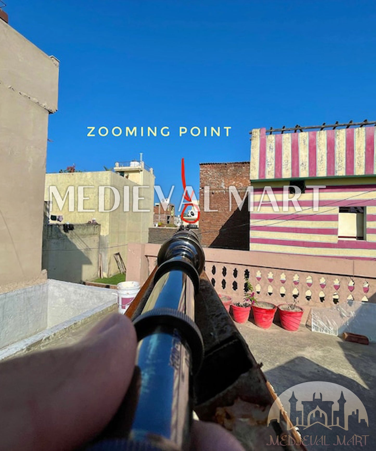 MEDIEVALMART Nautical Brass Antique decor Spyglass/Handheld Telescope for Adventure