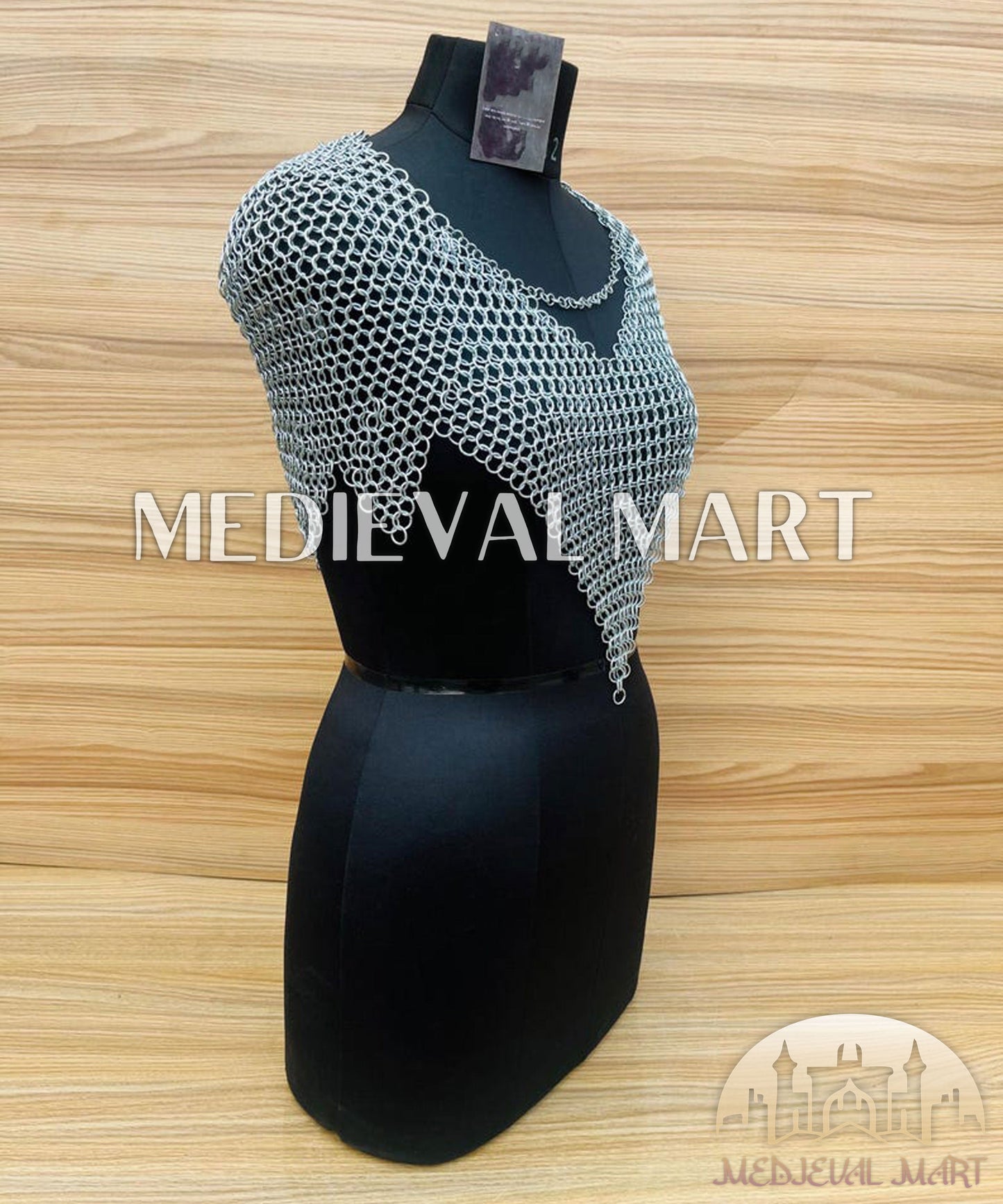 MEDIEVALMART Women’s (Duskblade) Chainmail Armor W/o Skirt