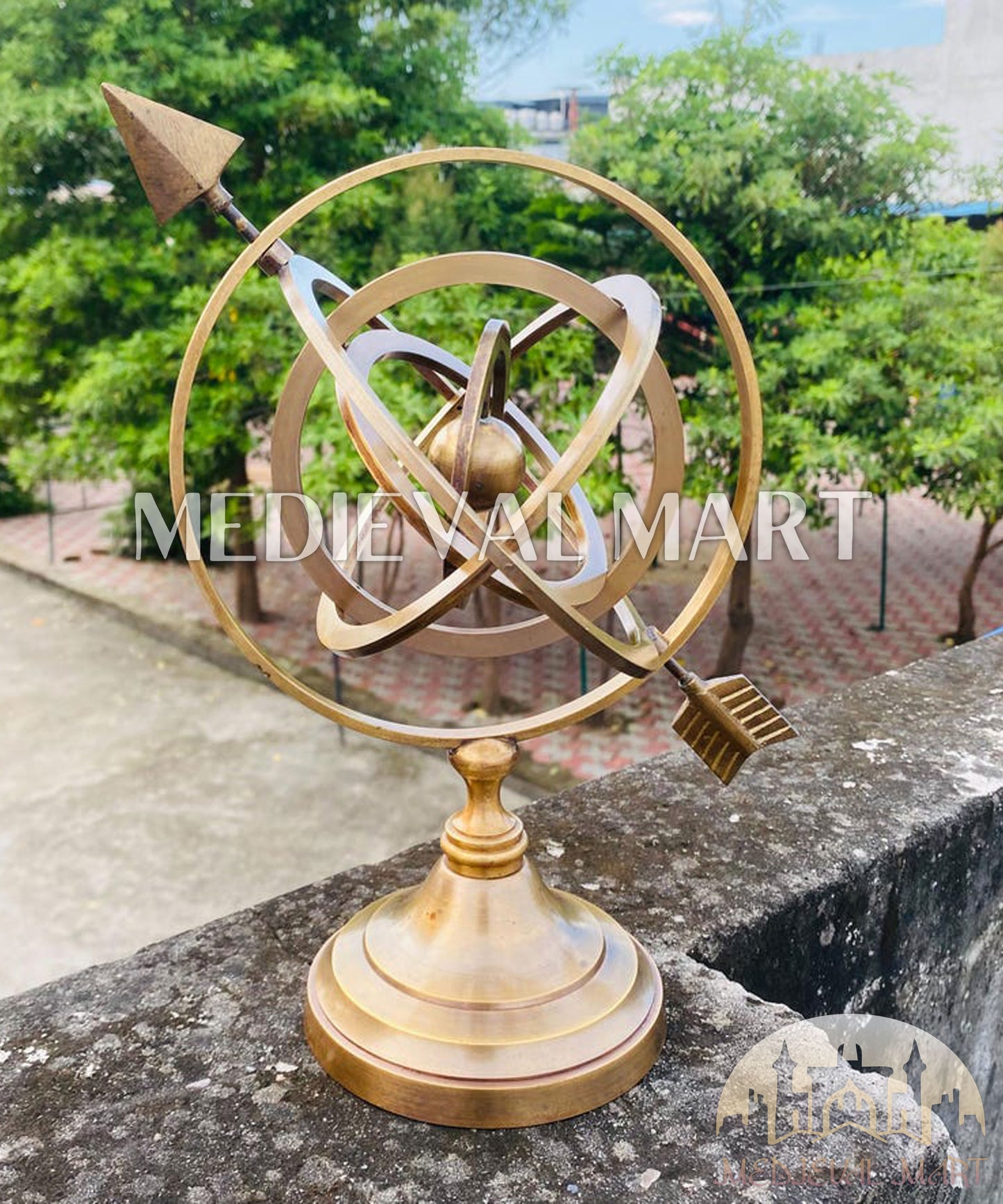 MEDIEVALMART Handmade Antique Armillary Sphere Home Decor Christmas Decorative Gift Item