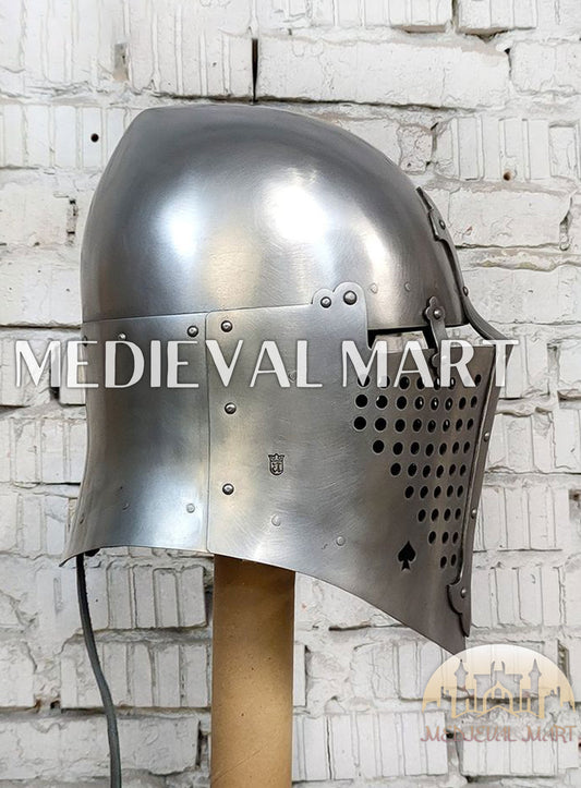 MEDIEVALMART 4th century The Great Alexander Sugarloaf Bascinet Helmet