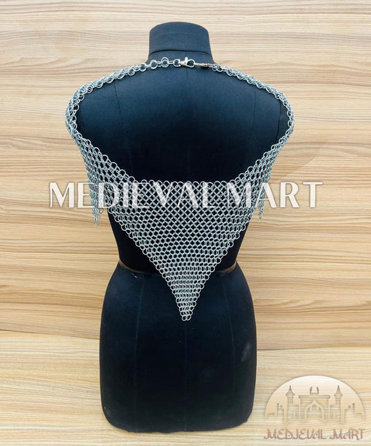 MEDIEVALMART Women’s (Duskblade) Chainmail Armor W/o Skirt