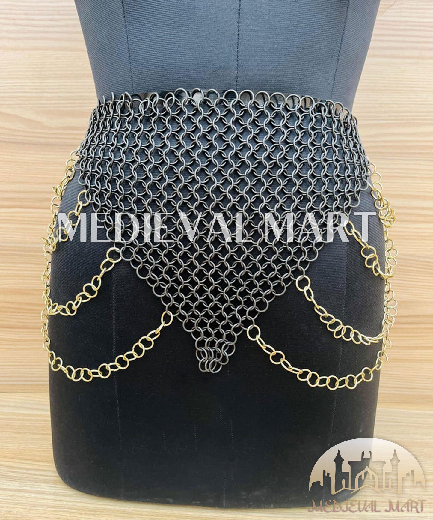 MEDIEVALMART Women’s SunForge) plate Armor W/h Skirt