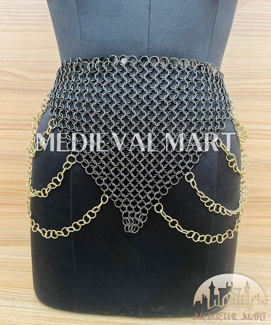MEDIEVALMART Women’s SunForge) plate Armor W/h Skirt