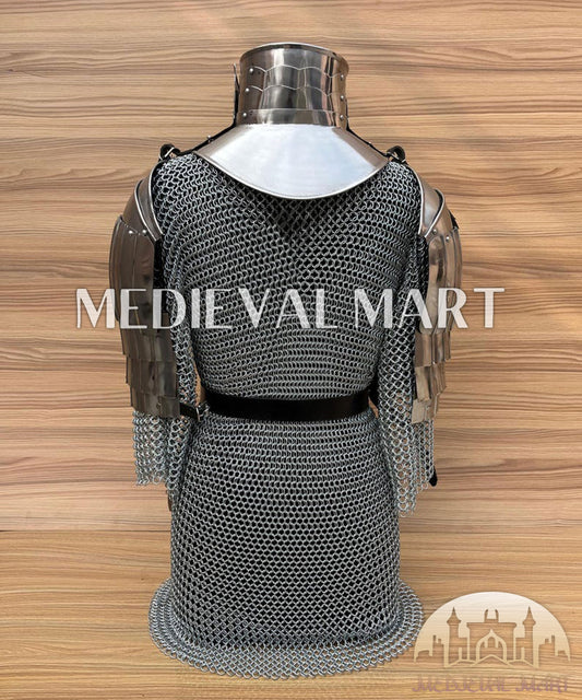 MEDIEVALMART (Solmara Knightward) Women’s Armor W/H (Blazing Fury) Chainmail Armor