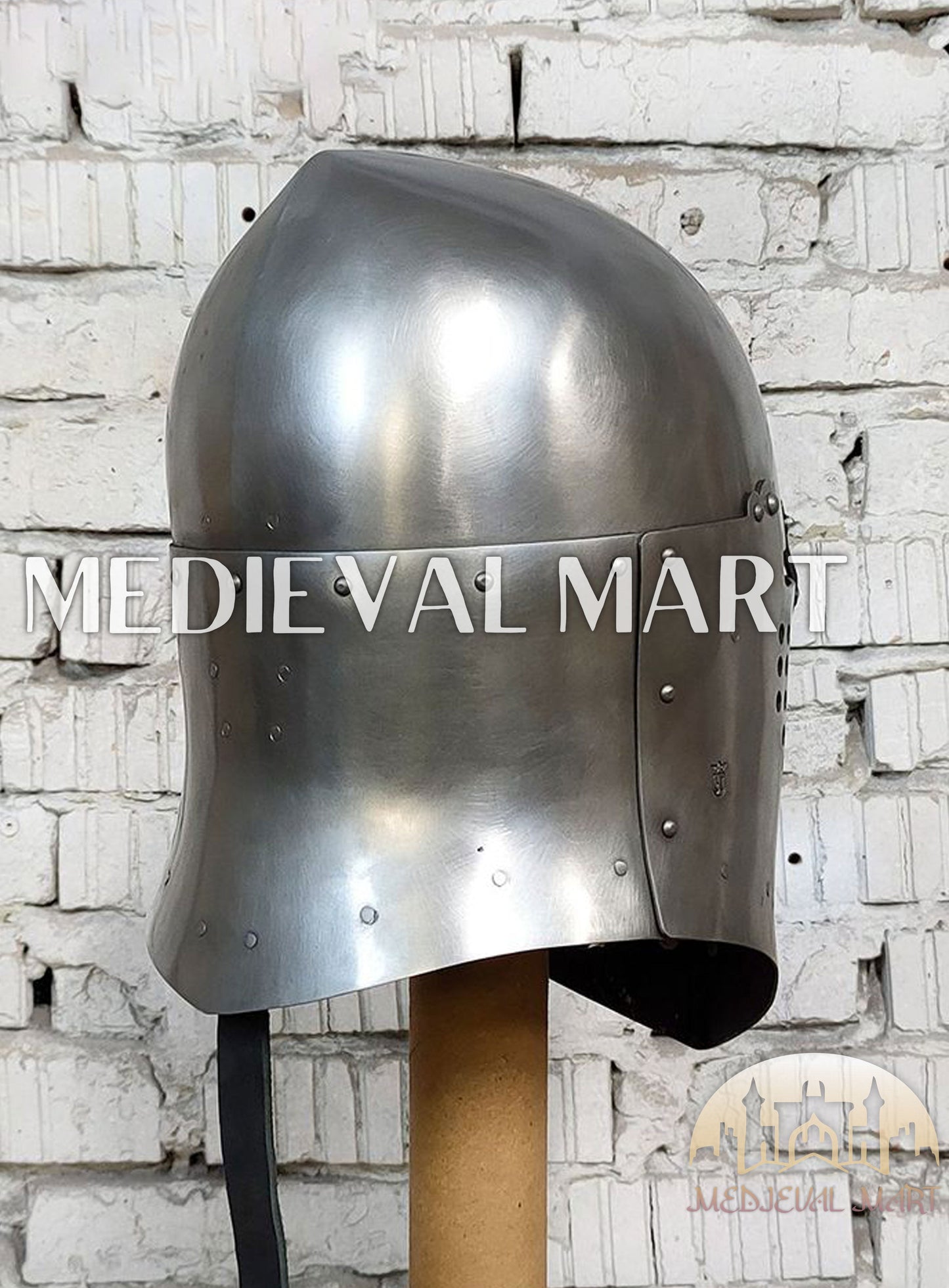 MEDIEVALMART 4th century The Great Alexander Sugarloaf Bascinet Helmet