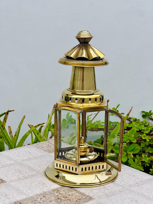 MEDIEVALMART Nautical Copper Burton Maritime Ship Oil Lamp Burner