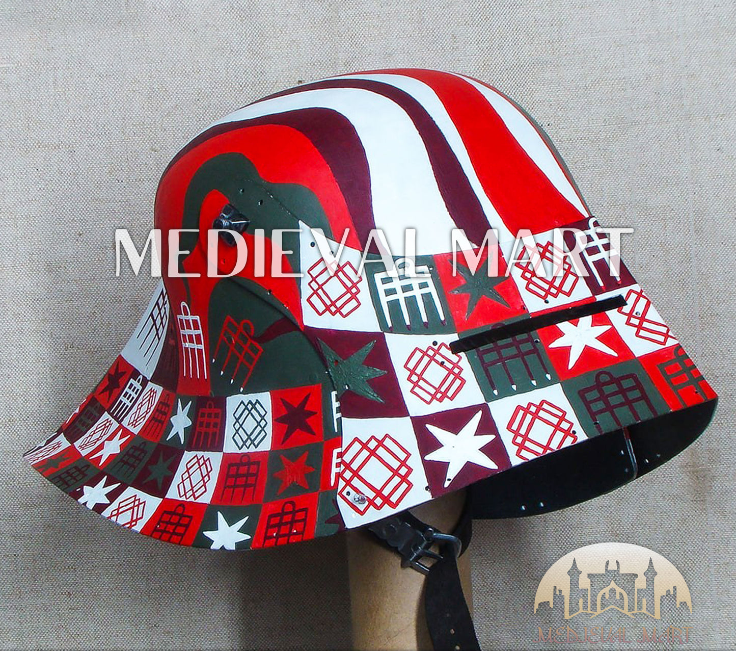 MEDIEVALMART 13th Century Authentic Edition "Archduke Sigismund von Tirol" German Sallet Helmet