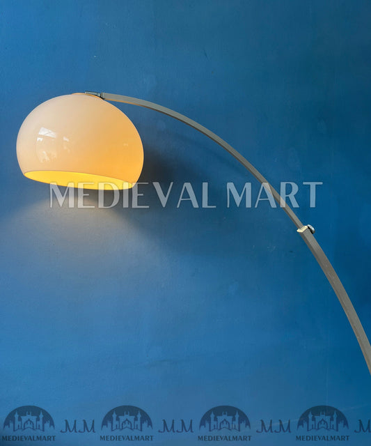 MEDIEVALMART Vintage Mid Century GEPO Space Age Mushroom Arc Floor Lamp