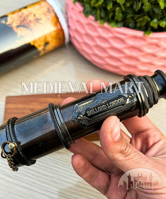 MEDIEVALMART Nautical Working Brass Pirate Telescope Gift for Chirstmas Day