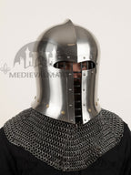 MEDIEVALMART 15th-century Italian war Simple barbute helmet / Best for Reenactment