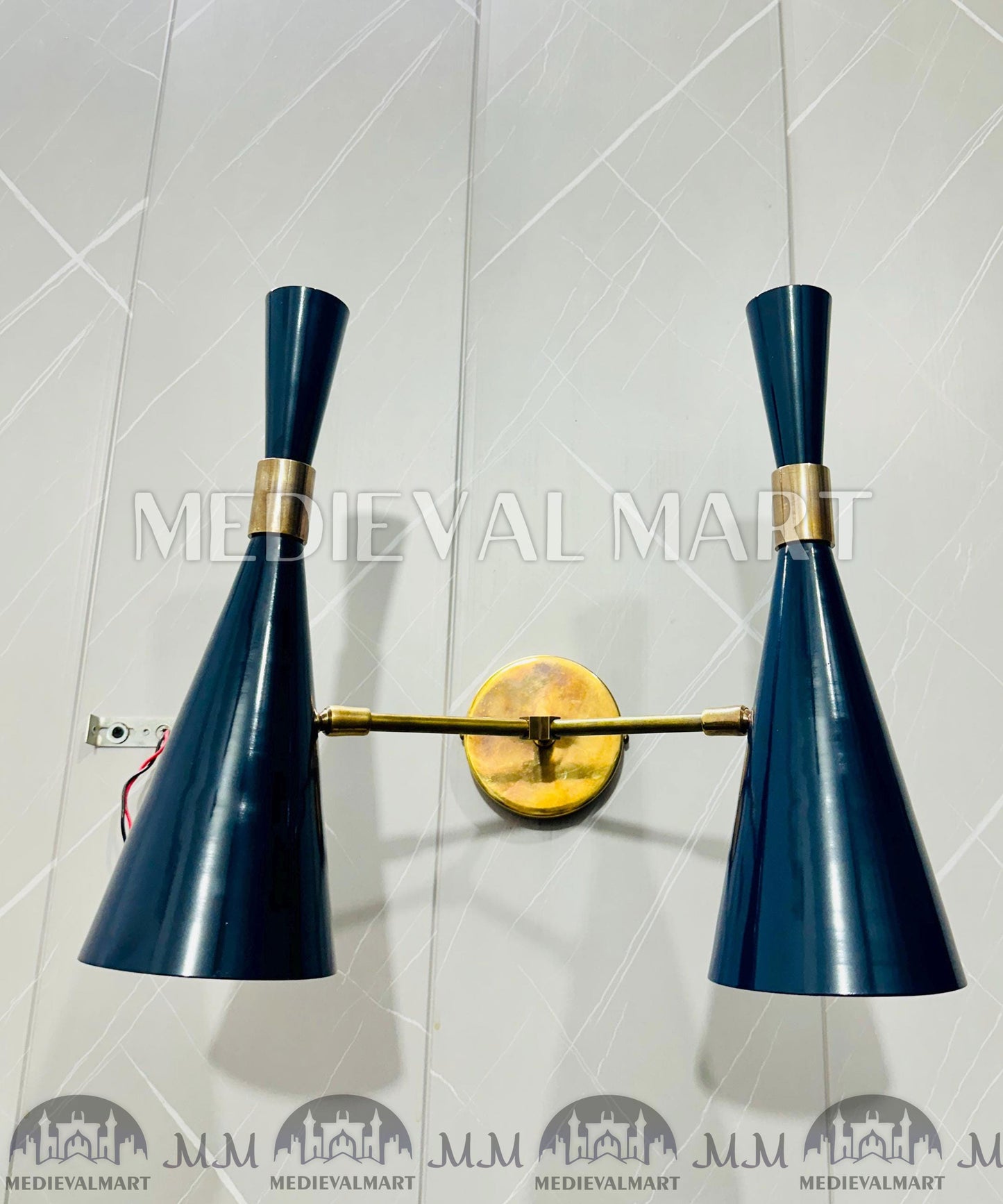 MEDIEVALMART Handmade Mid Century Sputnik Chandelier: Raw Brass Modern Ceiling Light