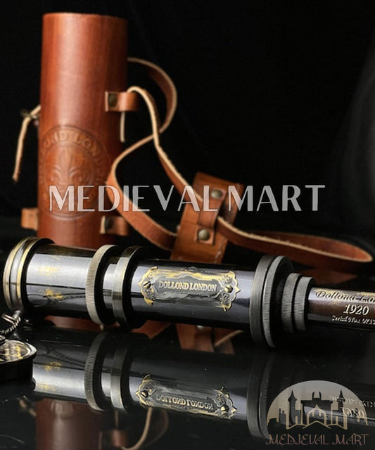 MEDIEVALMART Nautical Brass Antique decor Spyglass/Handheld Telescope for Adventure