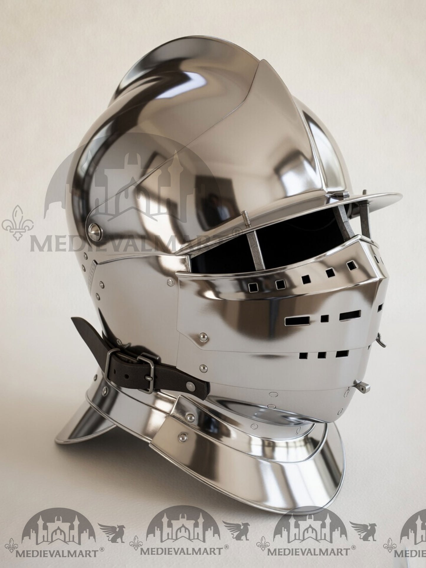 MEDIEVALMART 16th century German Renaissance-era modern combat Burgonet “Aldo Gervais” Helmet