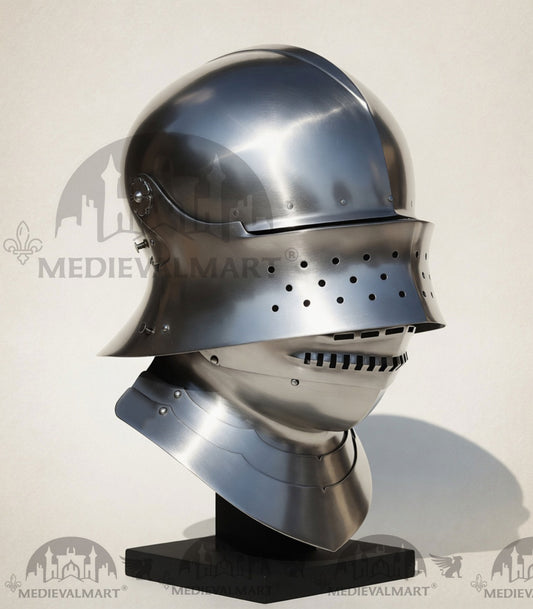 MEDIEVALMART Casque Armet "Simple" du guerrier Alexandre le Grand du 4ème siècle avant J.C.