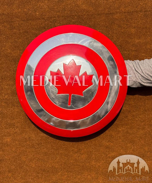 MEDIEVALMART Captain Canada Authentic Shield | Gift for Cosplayer