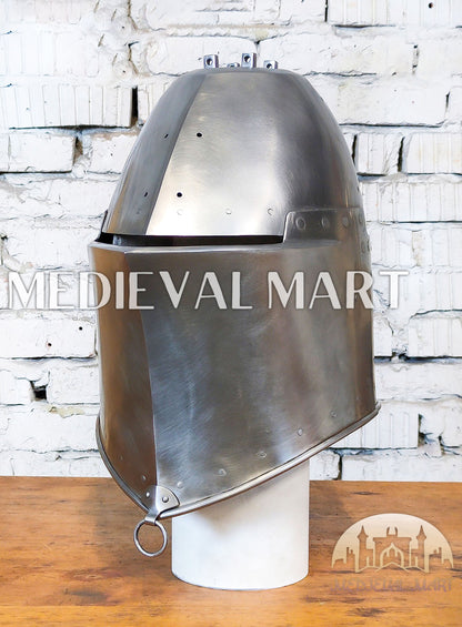 MEDIEVALMART Medieval European Great Nicholas "Hawberk" Helmet
