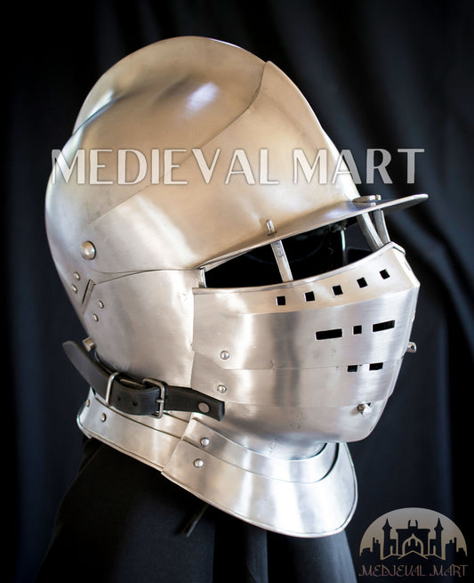 MEDIEVALMART 16th century German Renaissance-era modern combat Burgonet “Aldo Gervais” Helmet