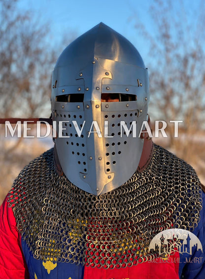 MEDIEVALMART 4th-Century Ancient Romance of Alexander Helmet
