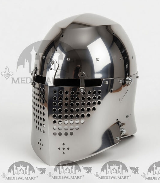 MEDIEVALMART Casque Armet "Simple" du guerrier Alexandre le Grand du 4ème siècle avant J.C.