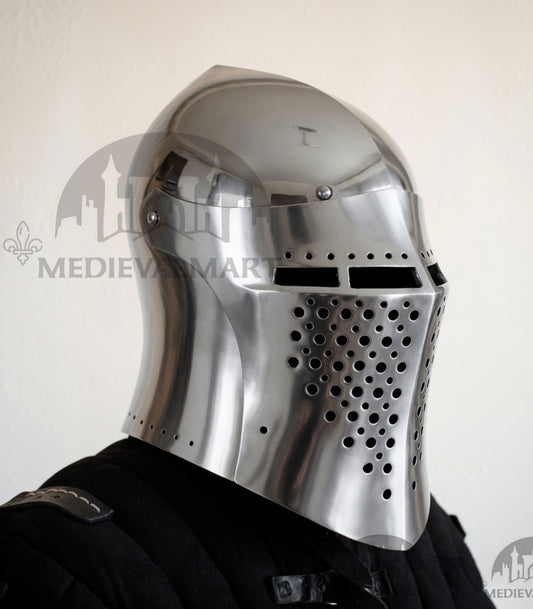 MEDIEVALMART Casque spécial « ROA » Alexandre le Grand avec masque facial en laiton