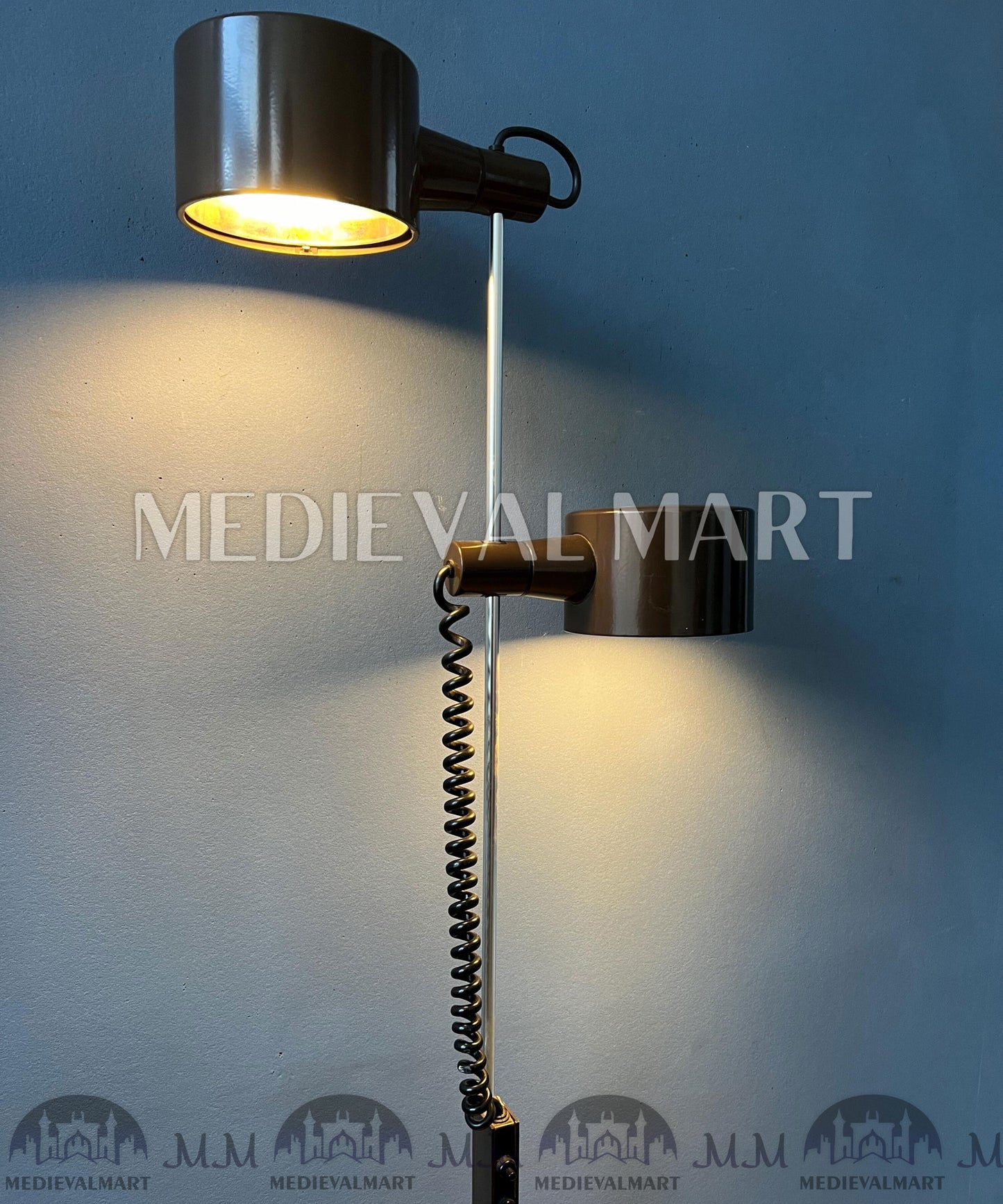 MEDIEVALMART Vintage Conelight Floor Lamp by Ronald Homes