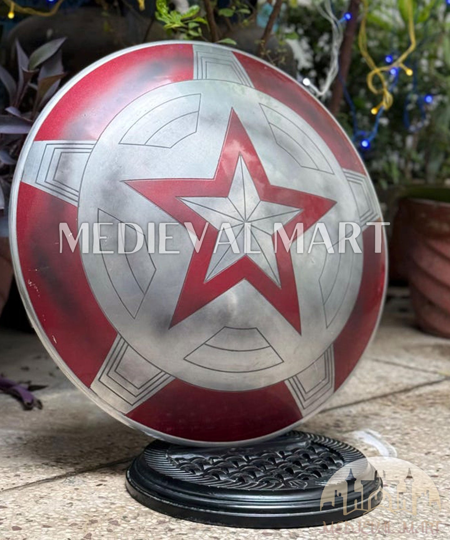 MEDIEVALMART Marvle Legend Captian America Iconic Edition Shield | Gift for Cosplayer