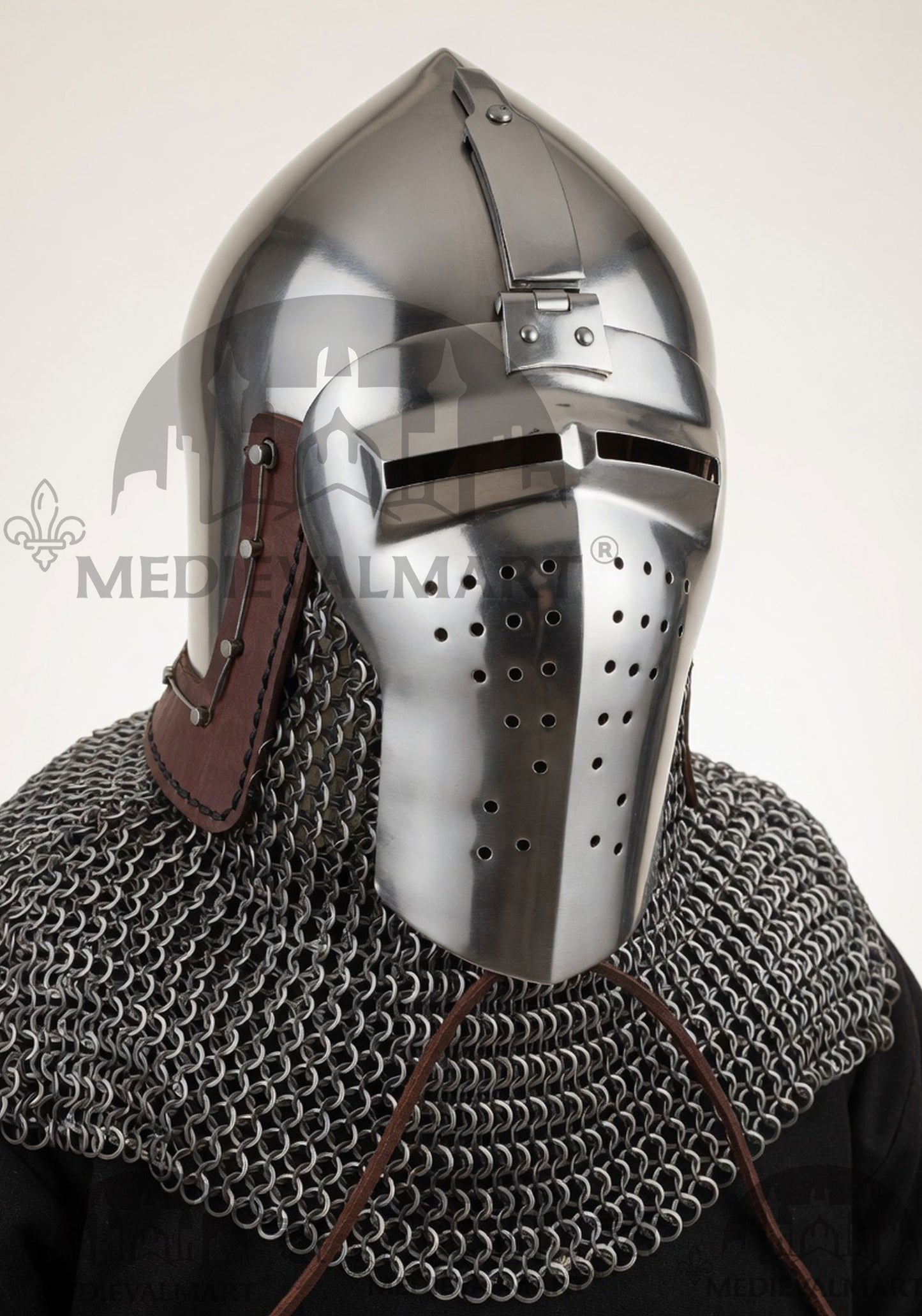 MEDIEVALMART Extreme Collection of Medieval Bascinet Longface Buhurt kalpvissior Helmet