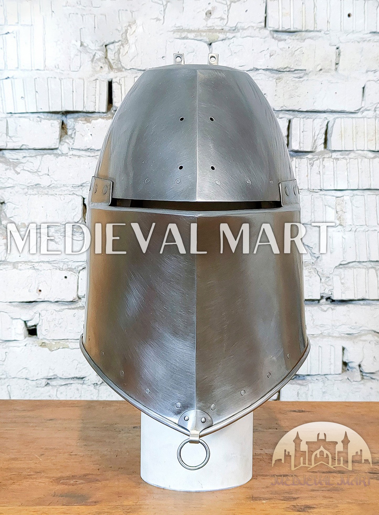 MEDIEVALMART Medieval European Great Nicholas "Hawberk" Helmet