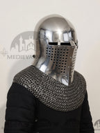 MEDIEVALMART 4th century The Great Alexander Sugarloaf Bascinet Helmet