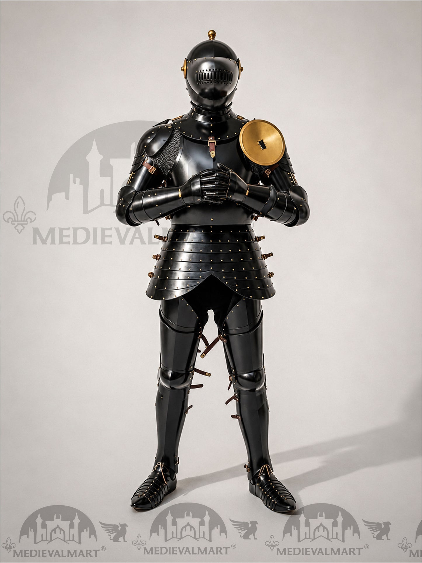 MEDIEVALMART Medieval Knight Katernbrust Full Body Armor Set W/H Sword