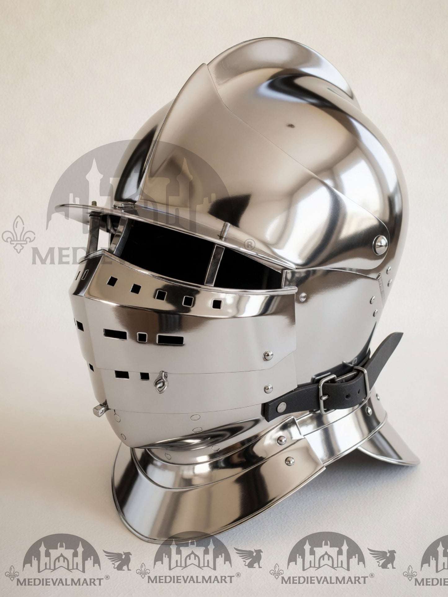 MEDIEVALMART 16th century German Renaissance-era modern combat Burgonet “Aldo Gervais” Helmet