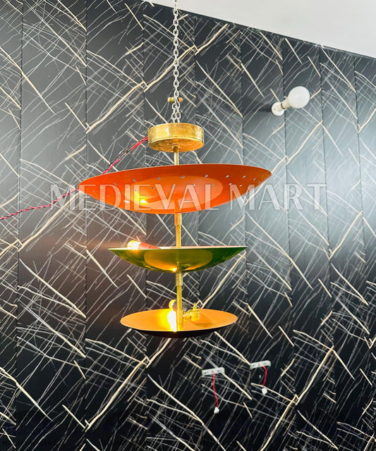 MEDIEVALMART Customized Modern Brass Pendant Light: Handcrafted Ceiling Lamp