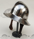 MEDIEVALMART Medieval Steel Battel Ready Kattle Helmet / Best for Reenactment
