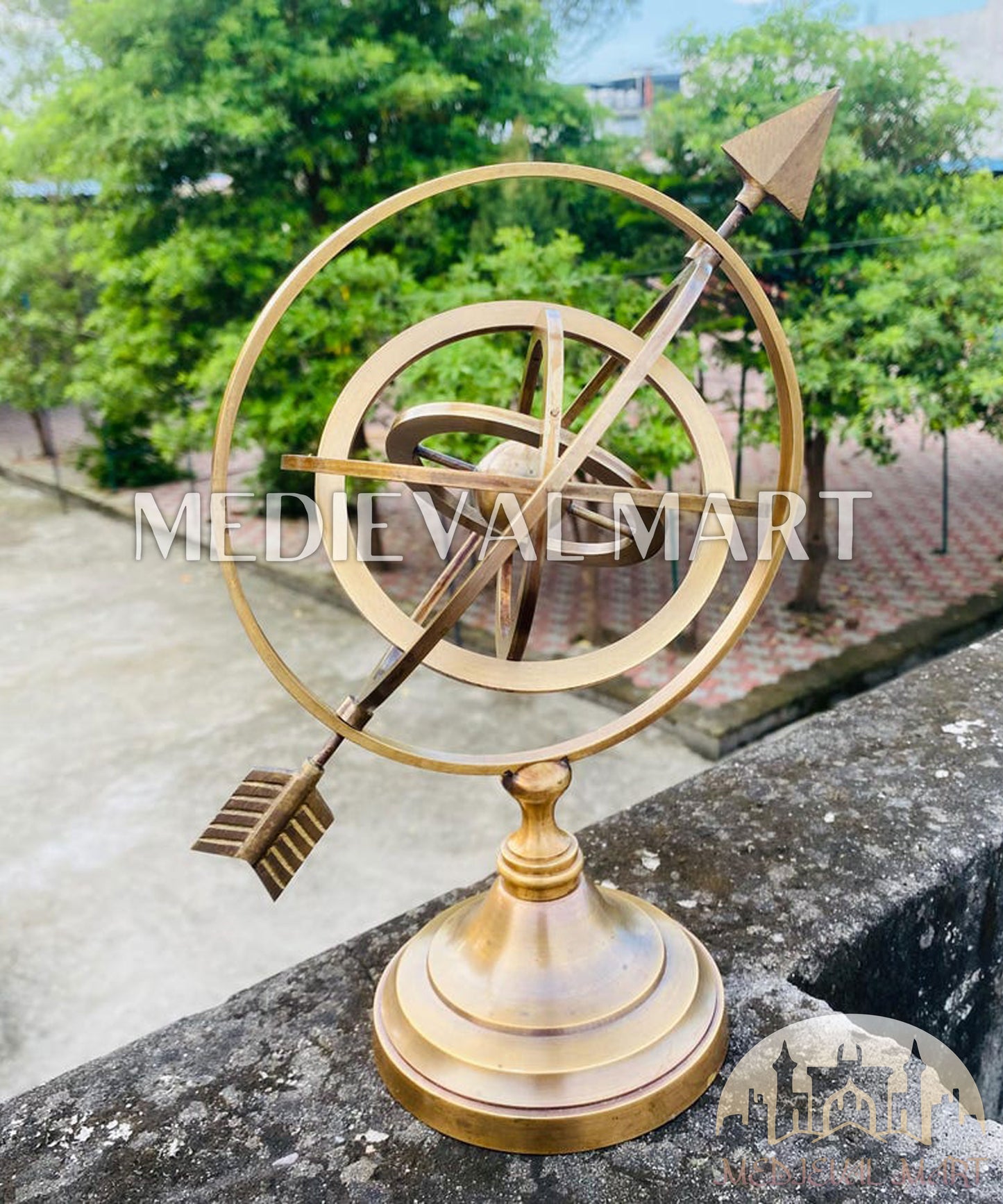 MEDIEVALMART Handmade Antique Armillary Sphere Home Decor Christmas Decorative Gift Item