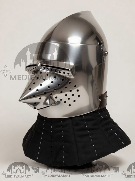 MEDIEVALMART Casque Armet "Simple" du guerrier Alexandre le Grand du 4ème siècle avant J.C.
