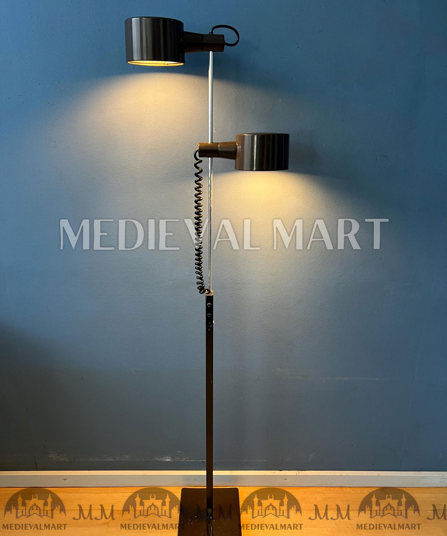 MEDIEVALMART Vintage Conelight Floor Lamp by Ronald Homes