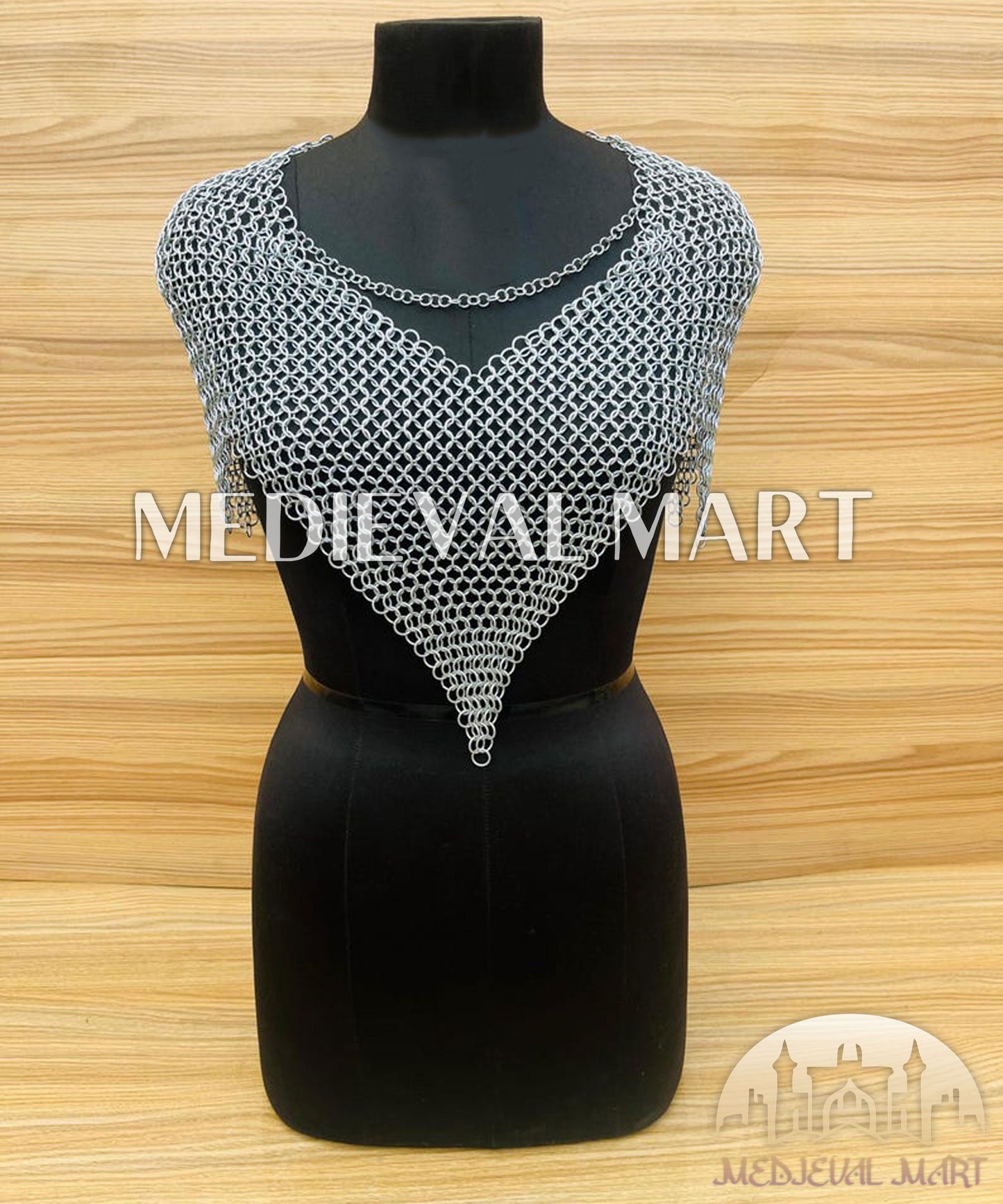 MEDIEVALMART Women’s (Duskblade) Chainmail Armor W/o Skirt