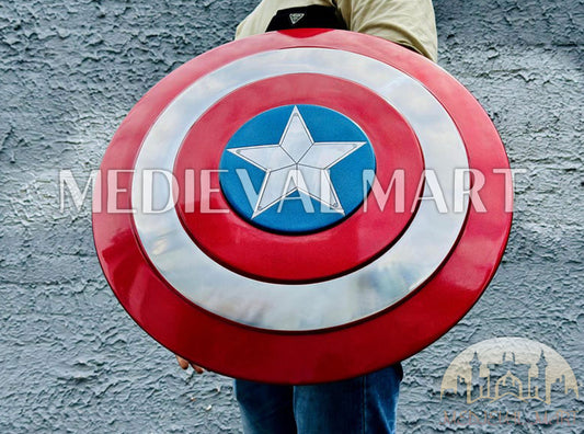 MEDIEVALMART Marvel Legend Captain America Shield Marvel Prop Replica