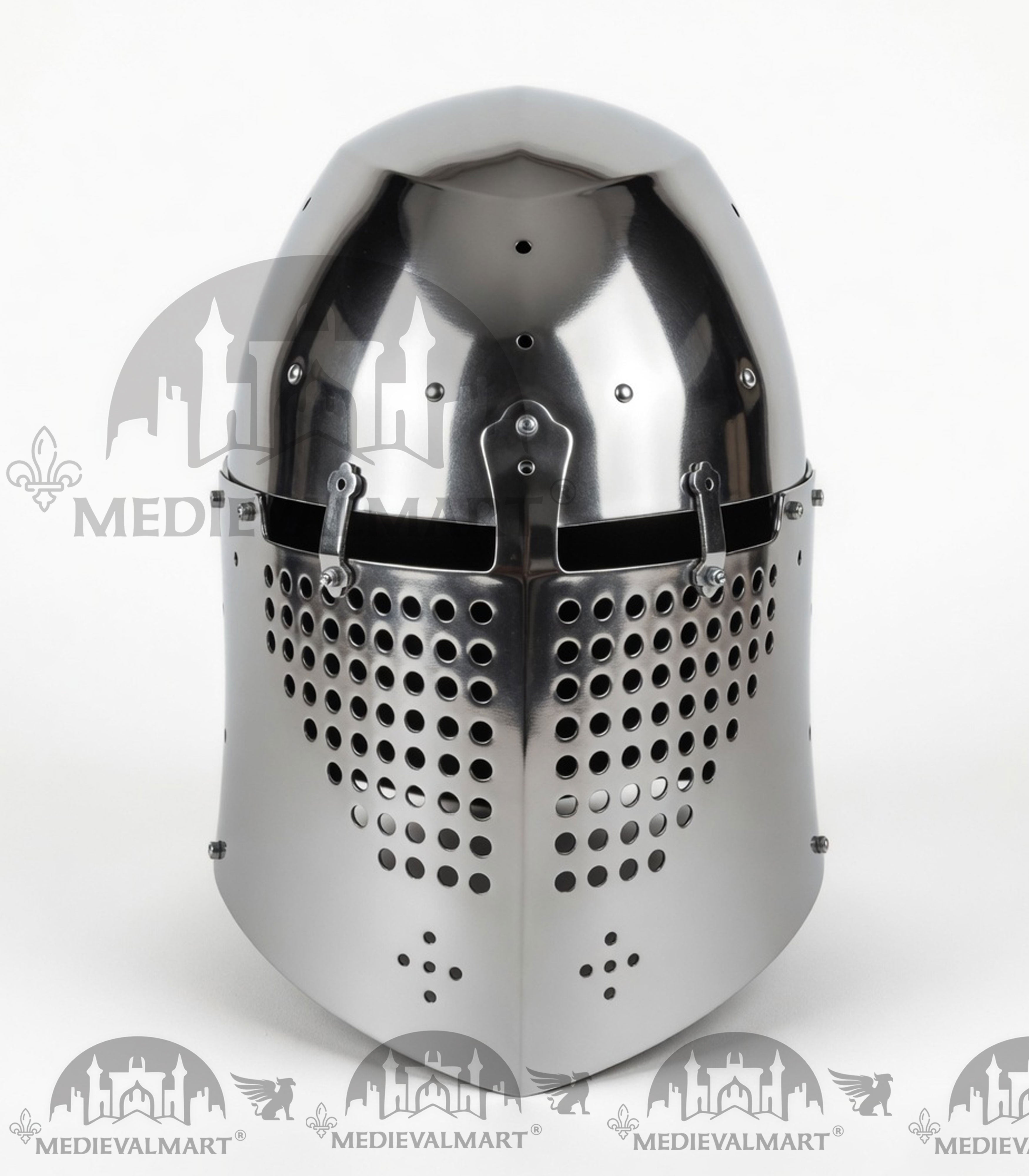MEDIEVALMART 325 Century Alexander the Great War Head Armet "Simple" Helmet